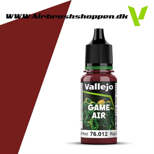 76.012 - Scarlet Red 18 ml - Game Air, Vallejo
